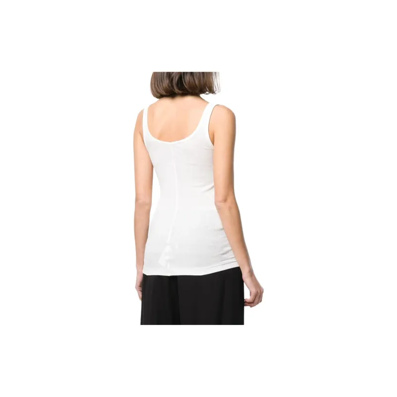 VINCE Ribbed Sleeveless Tank Top-2