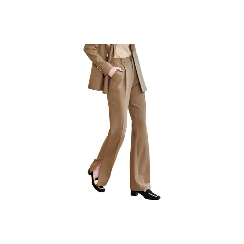 ROEYSHOUSE Casual Pants Women's Brown-2