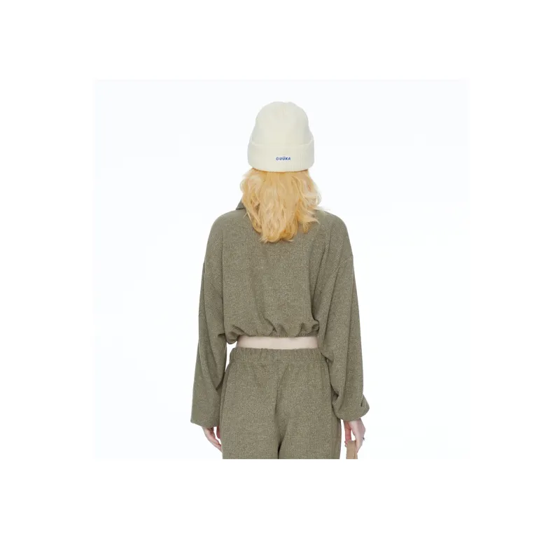 Guuka Hero Sweatshirt Women's Mustard Green-2