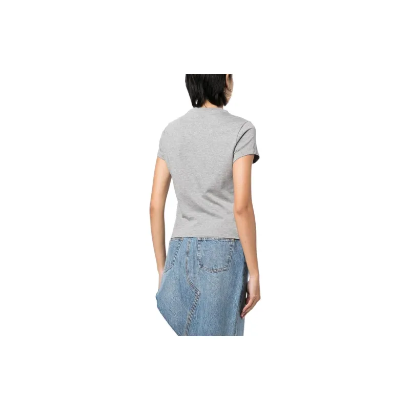 OFF WHITE T Shirts Women's Stone Gray-2