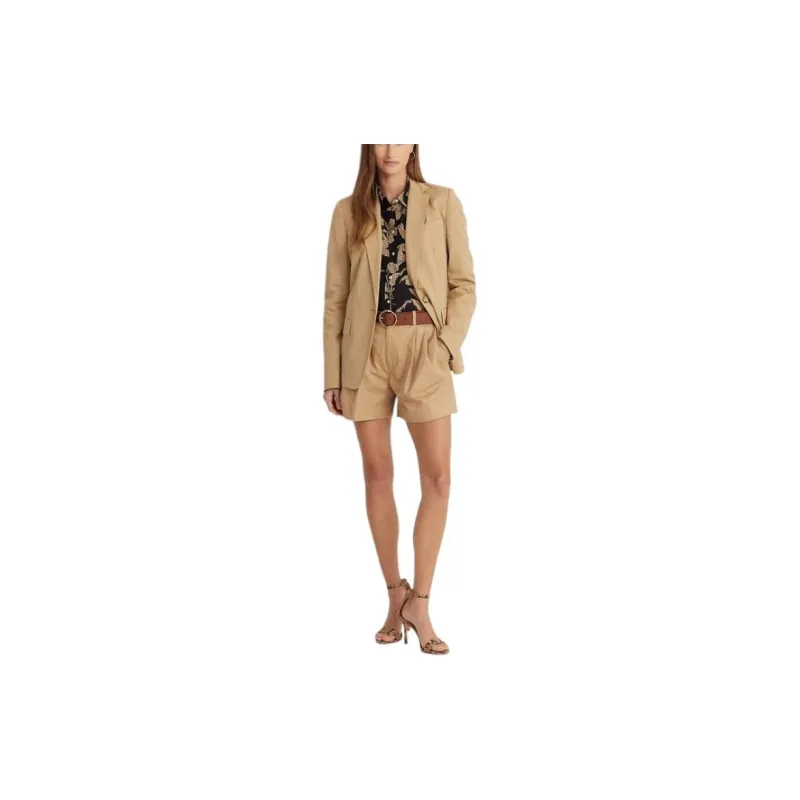 Polo Ralph Lauren SS24 Business Suit Coat Women's Brown-1