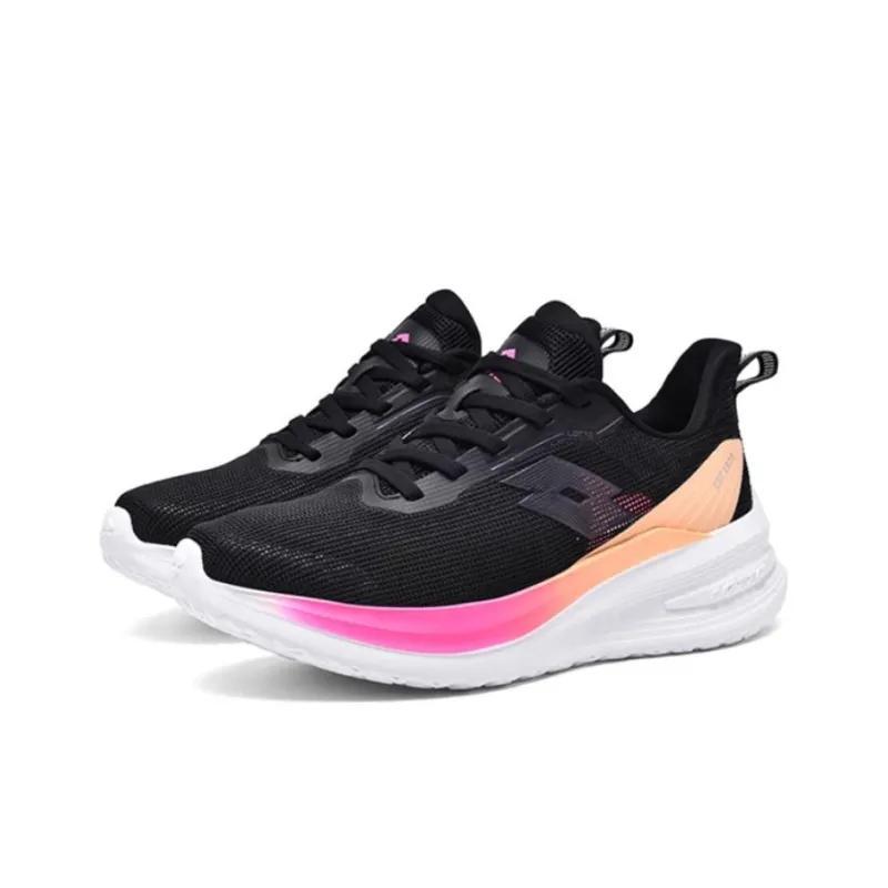 LOTTO Anti Slip Wear Resistant Low Top Running Shoes Women's Black-1