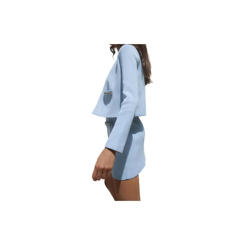 ZARA Jackets Coats Women's Light Blue-2