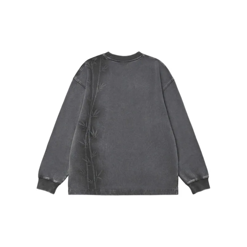 CLOT Sweatshirts Unisex Washed Black-1