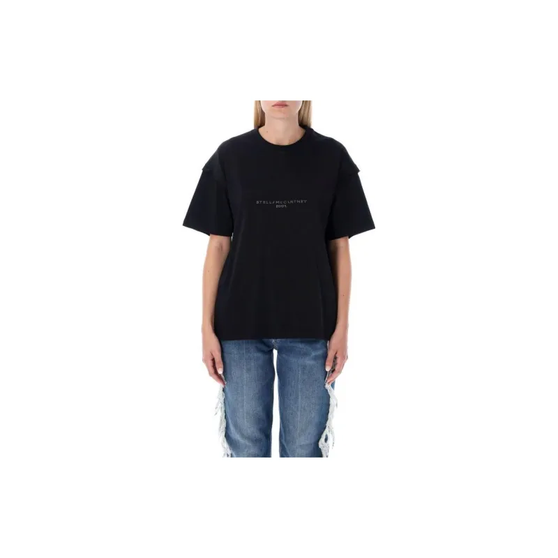 Stella McCartney Crewneck Dropped Shoulder T-Shirt-3