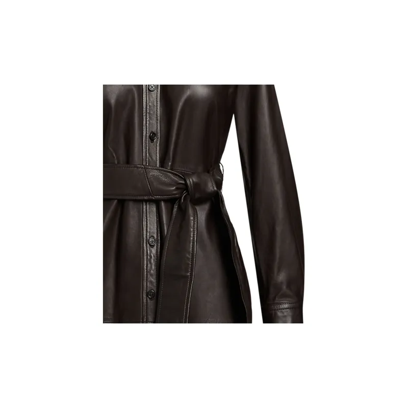 Polo Ralph Lauren Long-Sleeved Dresses Women's Brown-3