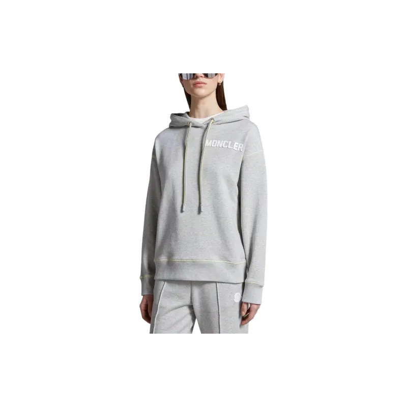 Moncler Logo embroidered Cotton Hoodie-1