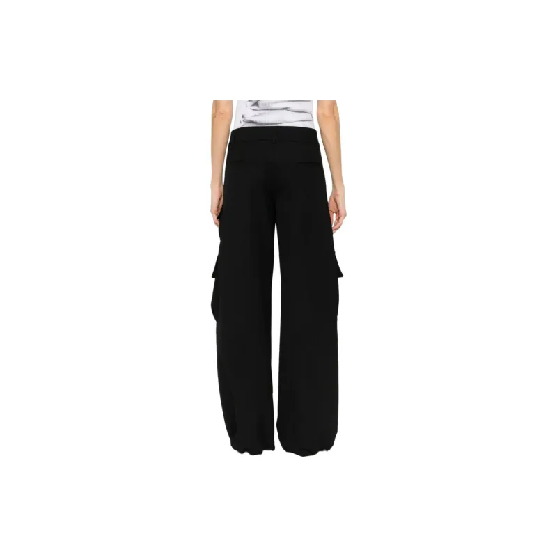 OFF WHITE Wo Gab Toybox Straight Leg Trousers-2