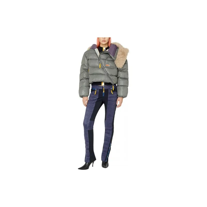 DIESEL Down Jackets Women's Light Green-4
