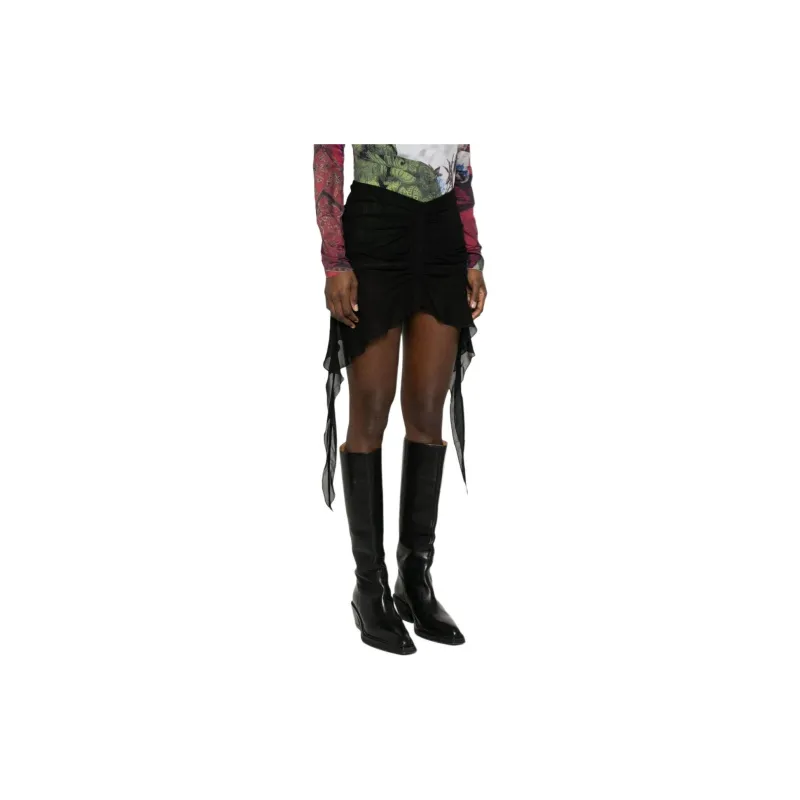 Misbhv Ruffled Chiffon Mini Skirt-3