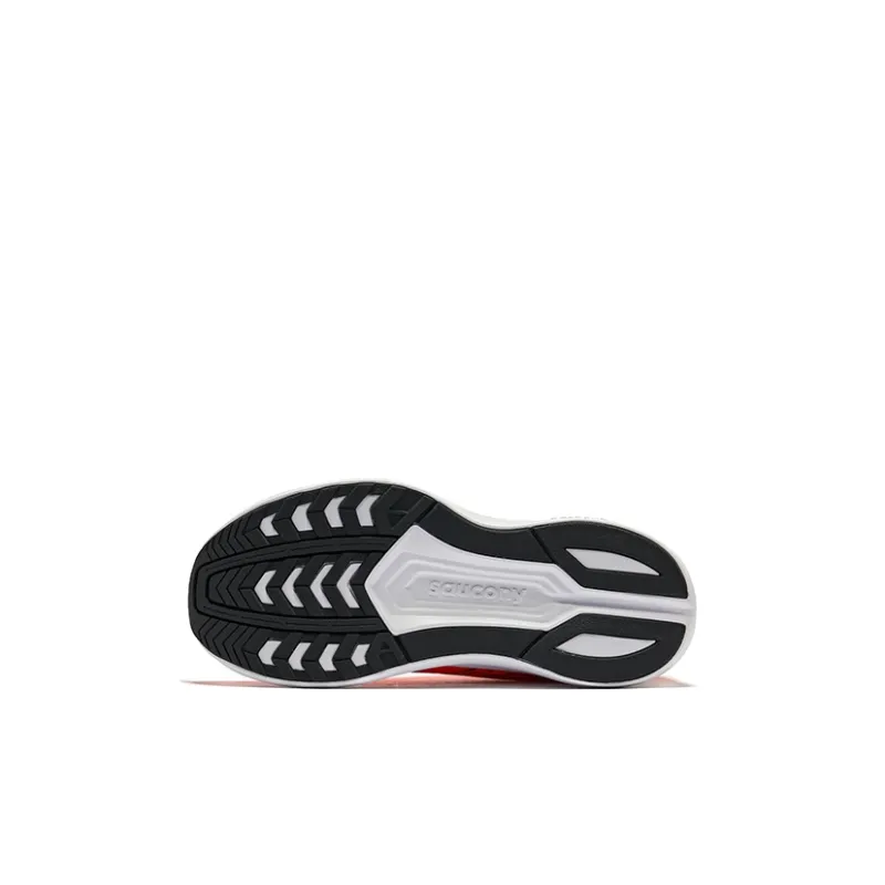 Saucony Kinvara 14 Elite A/C Low Top Running Shoes Orange Gray Kids'-4