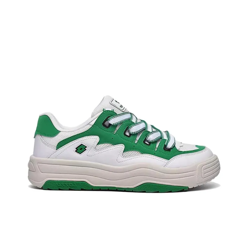 LOTTO Slip Resistant Quick Drying Wear Resistant Low Top Skateboard Shoes Women's Green-1