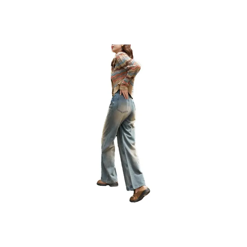 MISHOW Jeans Women's Vintage Blue-6
