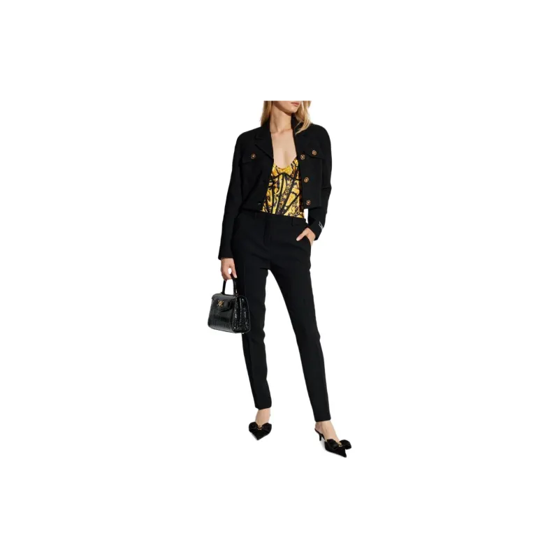 VERSACE Pattern Printed Sleeveless Bodysuit-3