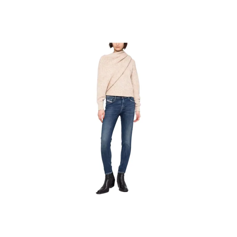 DIESEL 2017 Slandy Mid-Rise Skinny Jeans-1