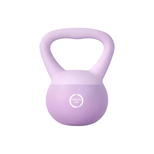 TEZEWA Kettlebells PVC Iron Sand Unisex Mauve Body Shaping