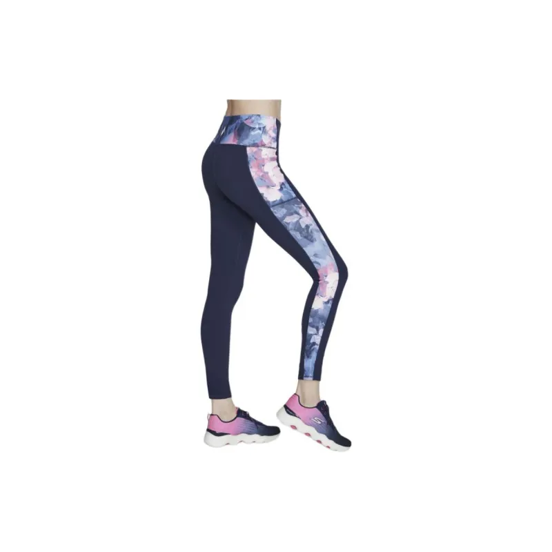 Skechers GO WALK HW FL Athletic Trousers Women's Marine Blue-3