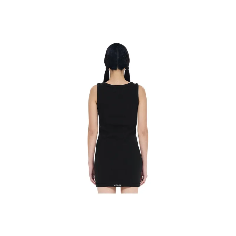 WE11DONE SS24 Sleeveless Dress Women's Black-2