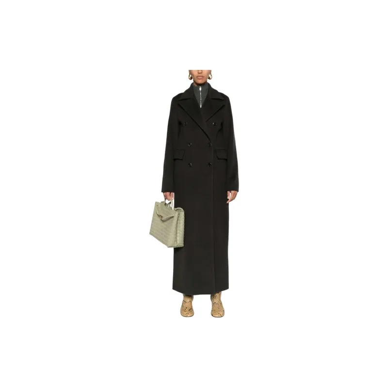NANUSHKA Double-breasted Wool Coat-1