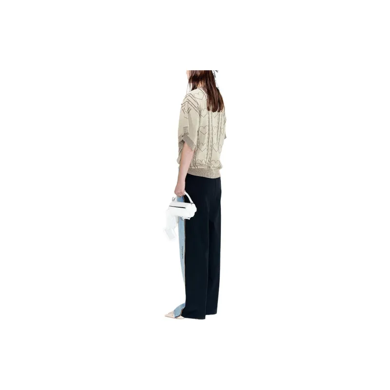 Open Yy STITCH FRONT JEAN COTTON PANTS Jeans Women's BLACK/Black-3