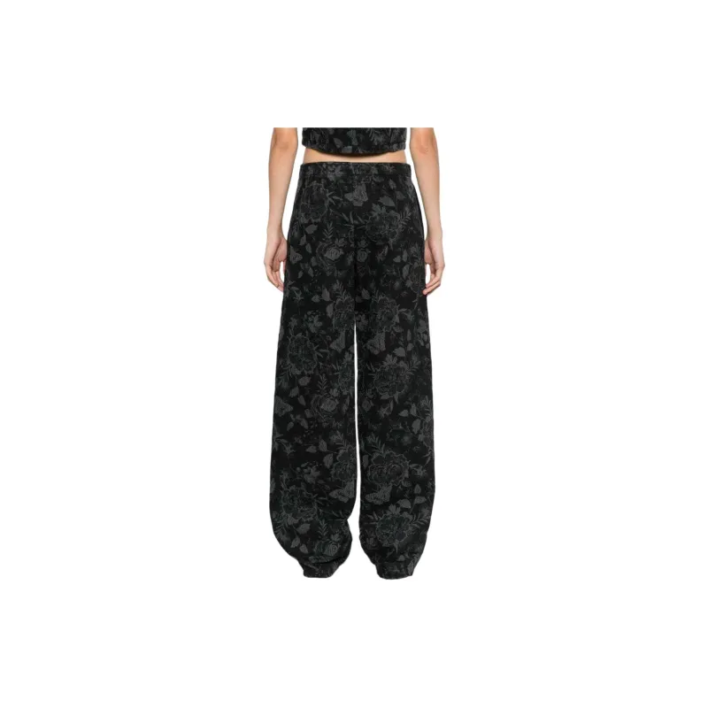 Blumarine Laser print Denim Trousers-2