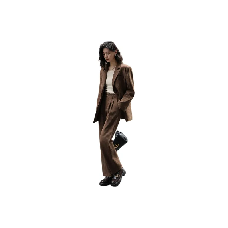 【dme】 Casual Suit Women's Brown-2