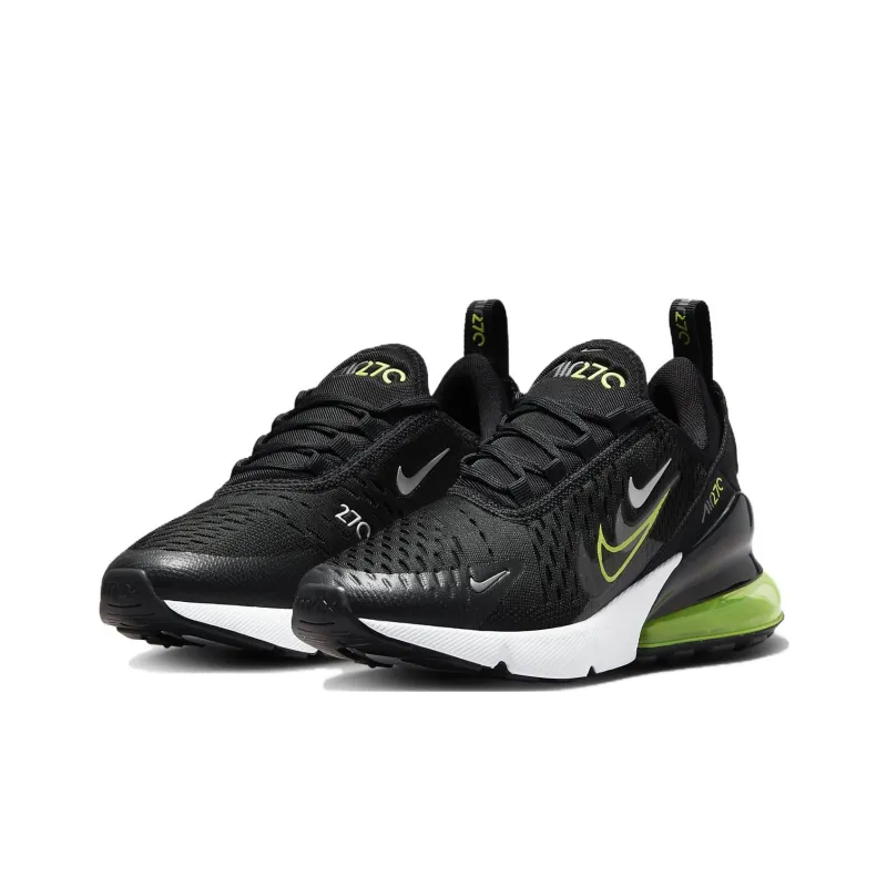 Nike Air Max 270 GS 'Multi-Swoosh - Black Volt'-2