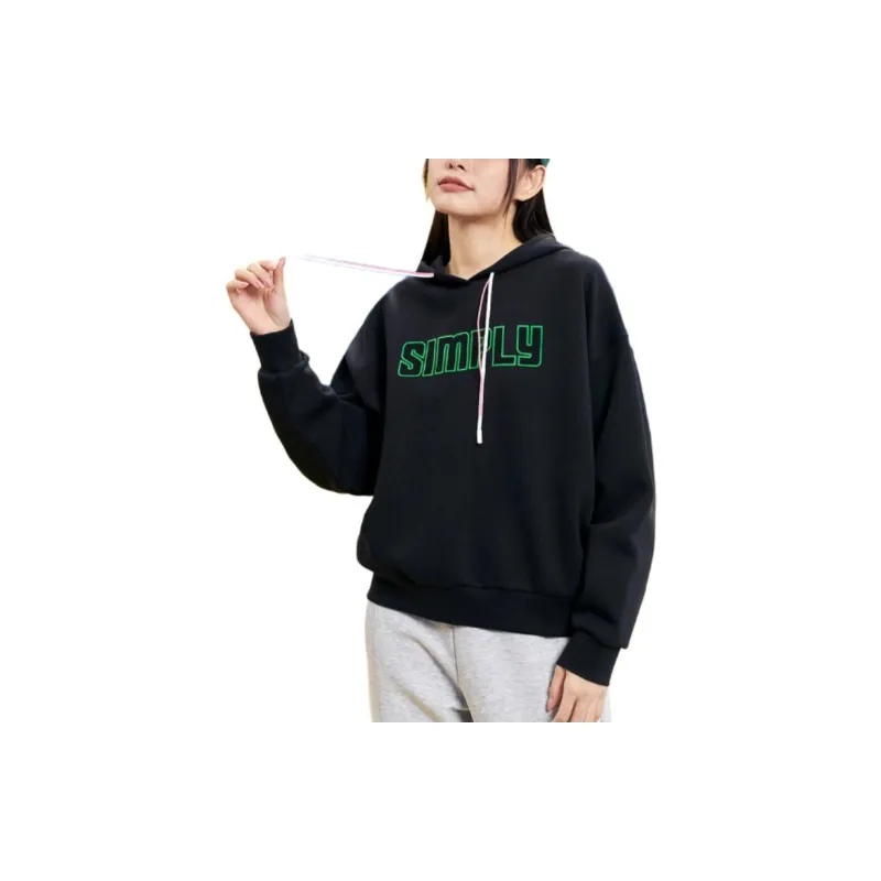 XTEP Vitality Series Sweatshirt Women's Jet Black-2