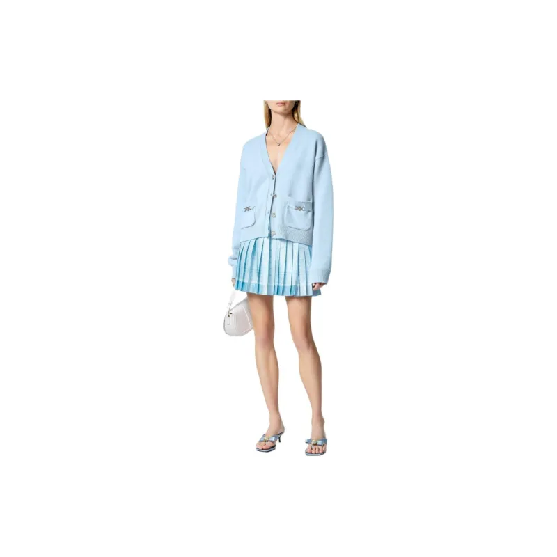 VERSACE Knit Sweater 'Pale Blue'-1