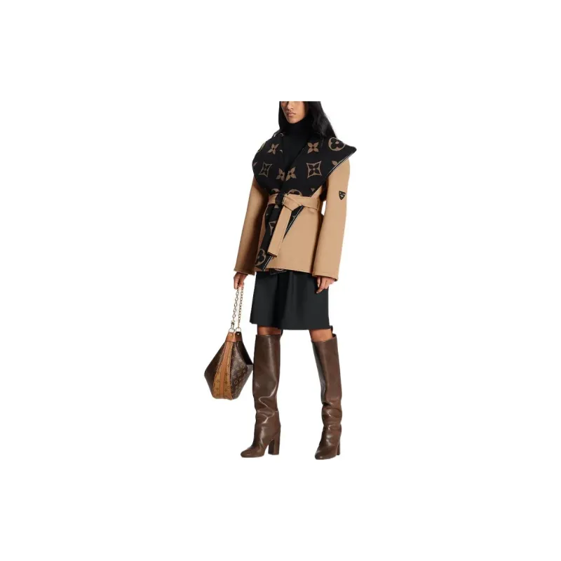 LOUIS VUITTON Coat Women's Brown-1