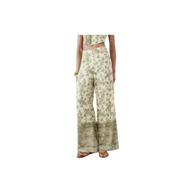 ZARA Casual Pants Women's Multicolor-2