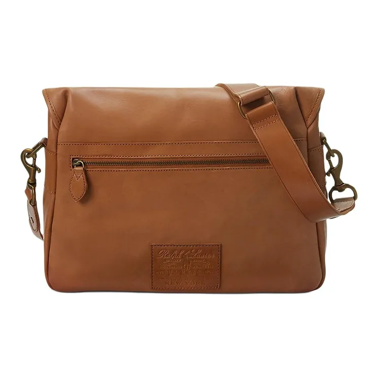 Polo Ralph Lauren Leather Shoulder Bag Crossbody Bag Men's Brown-2