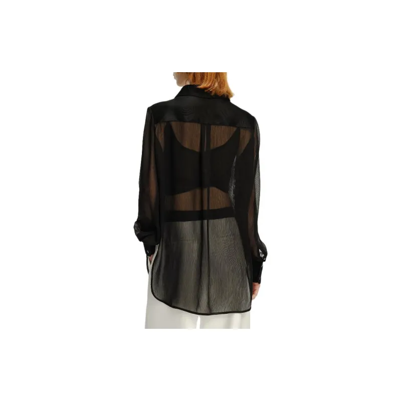 KARL LAGERFELD SS24 Shirt Women's Black-6