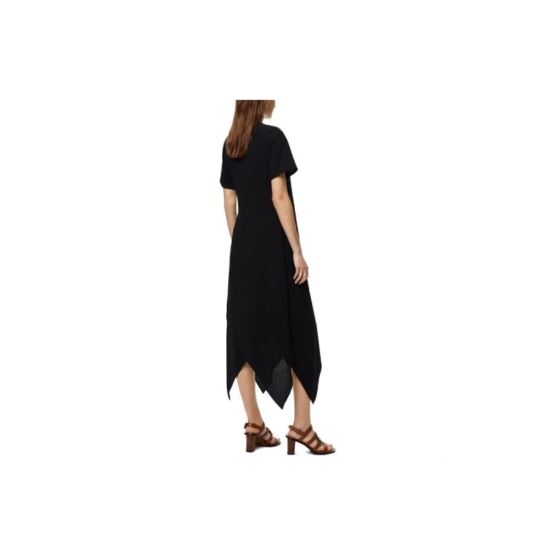 LOEWE Short Sleeved Dresses Women's Black-2