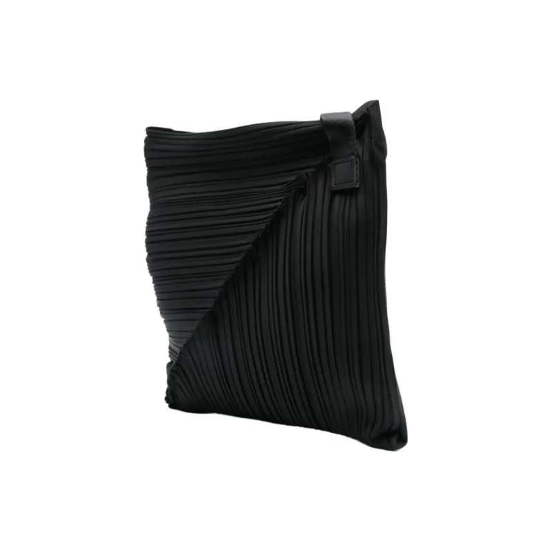 PLEATS PLEASE ISSEY MIYAKE Small Diagonal Pleats Shoulder Bag-1
