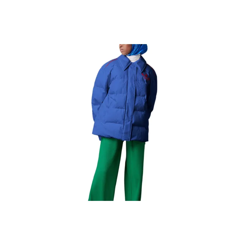 Adidas Originals Heritage Now Monogram Down Jacket Winter Women's Blue-1