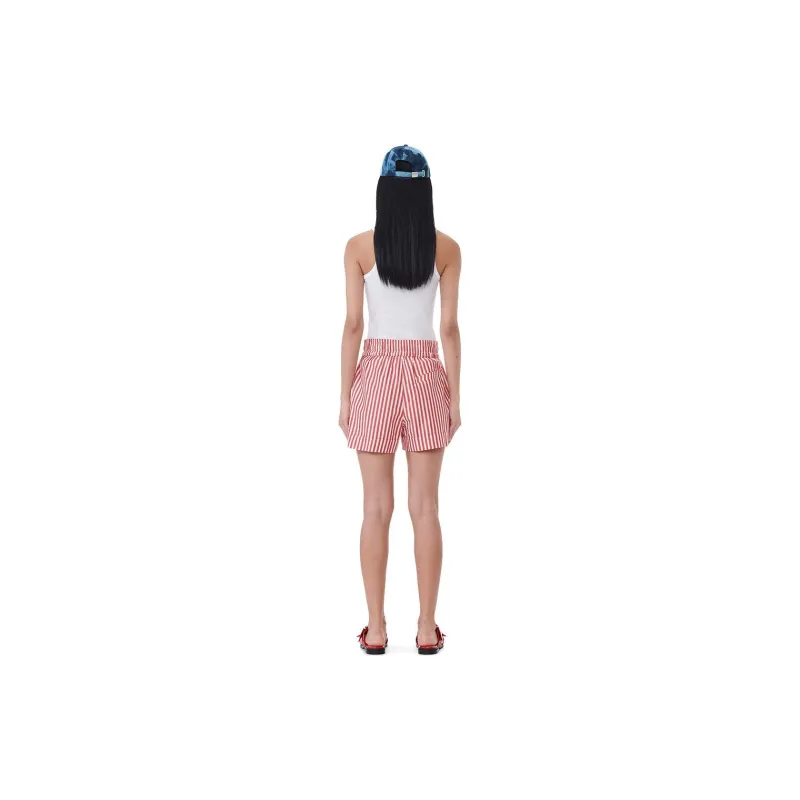 GANNI Striped Shorts-2