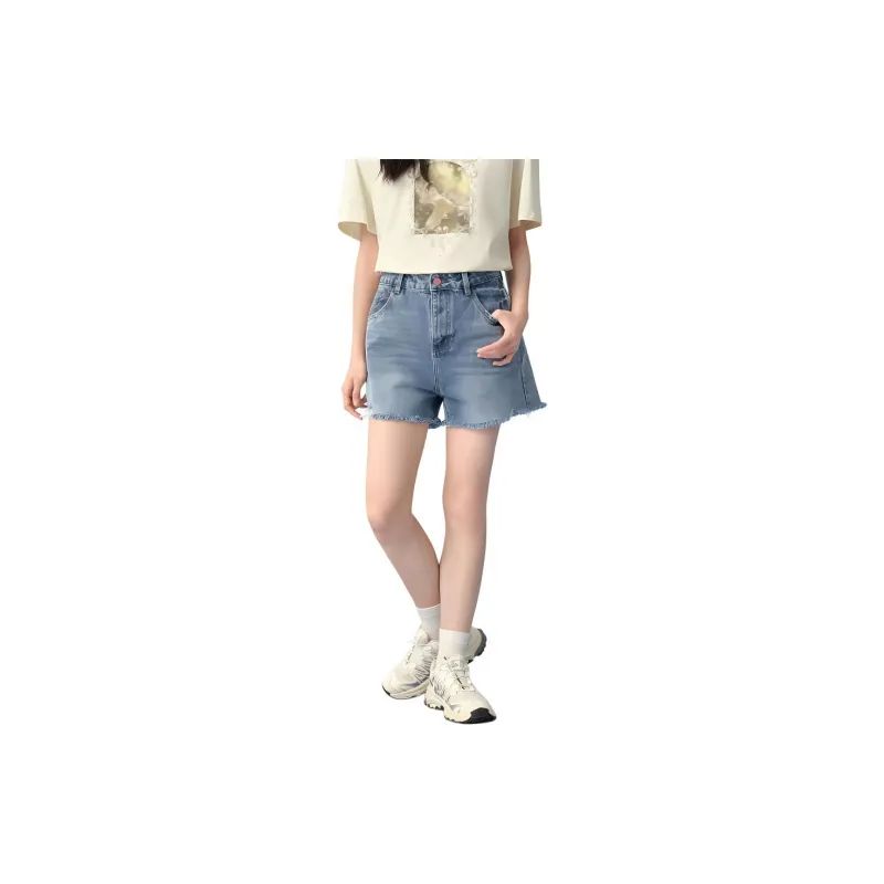 EICHITOO Denim Shorts Women's Denim Blue-3