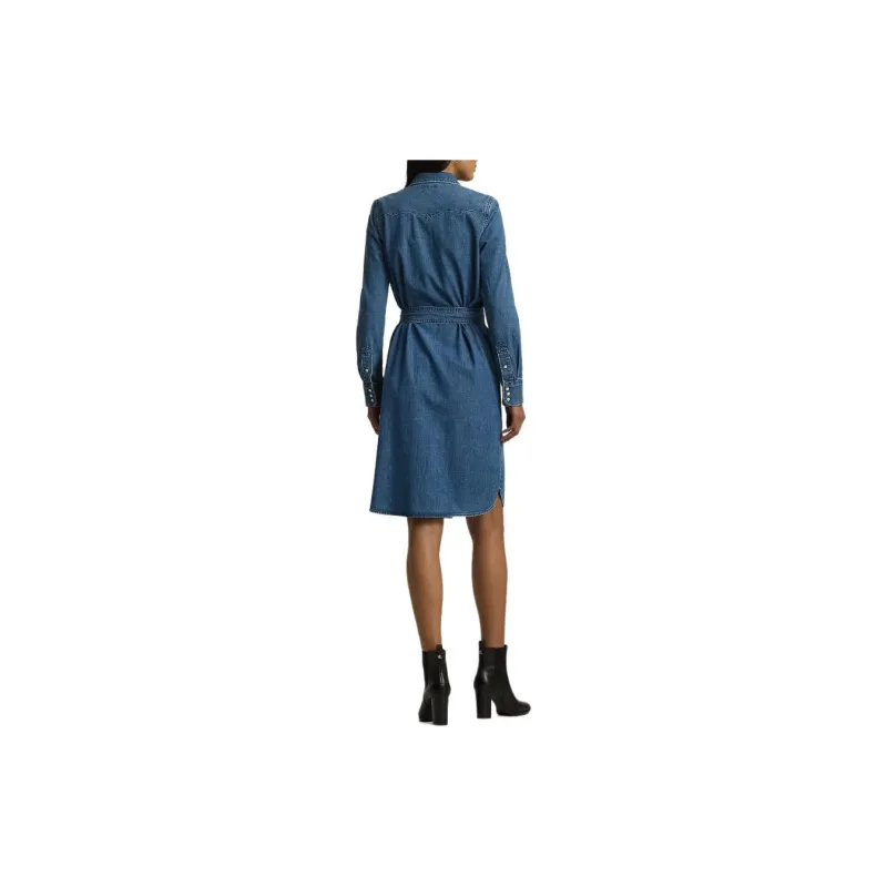 Ralph Lauren Denim Midi Dress-2