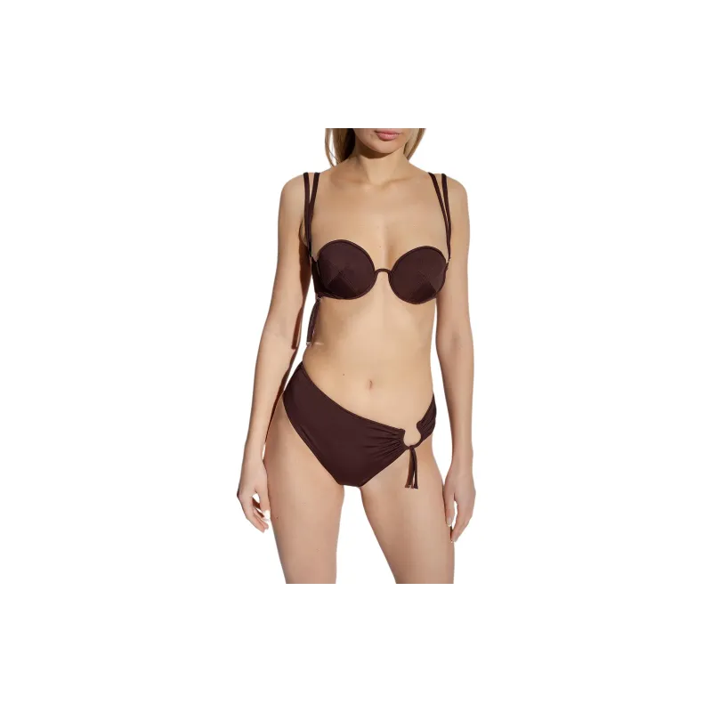 Jacquemus Swimming Shorts Women's Dark Brown-1
