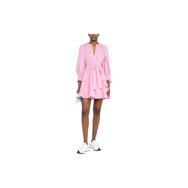 Maje Long Sleeved Dresses Women's Pink-1