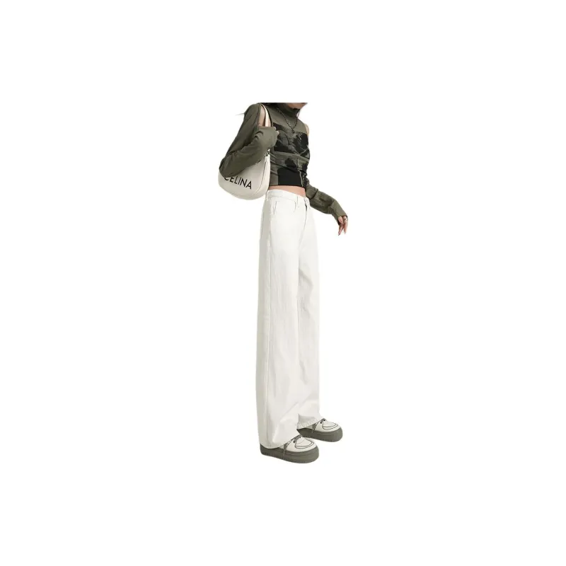 FOREVER 21 Jeans Women's White-3