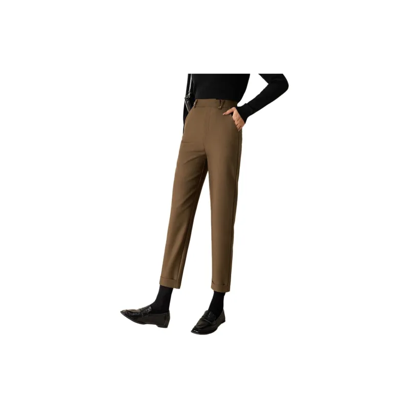 Mo Han Yi Mei Casual Pants Women's Gold Camel-2