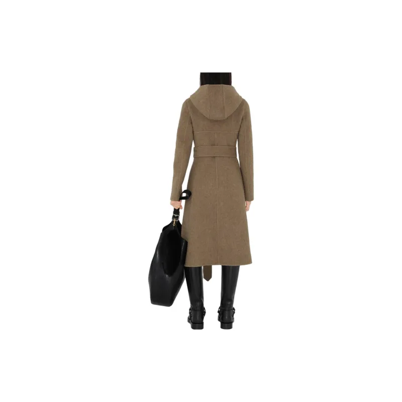 Burberry Hooded Belted Coat-2