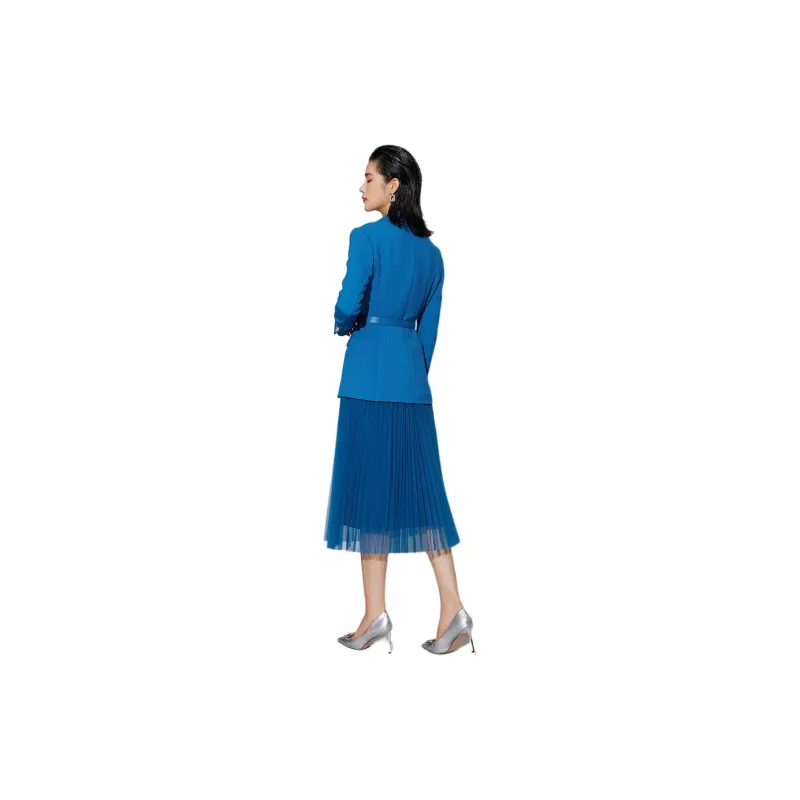 BBLLUUEE Skirt Set Women's Sea Blue-3