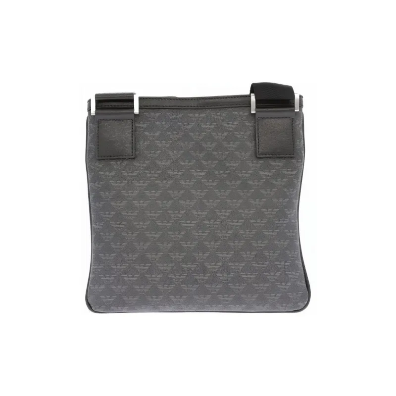 EMPORIO ARMANI PVC Shoulder Bag Crossbody Bag Regular Men's Gray-3