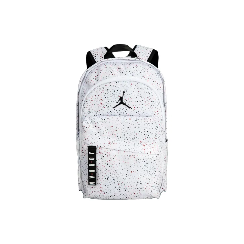 Jordan Polyester Backpack Medium Size Unisex White-1