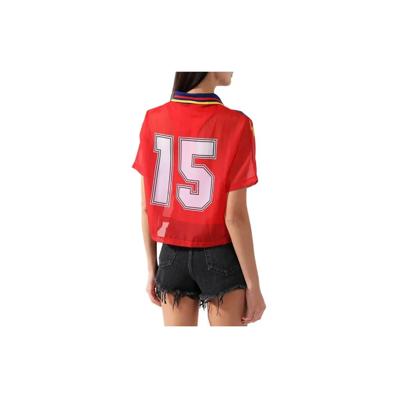 Adidas Originals T-Shirts Women's Red-2