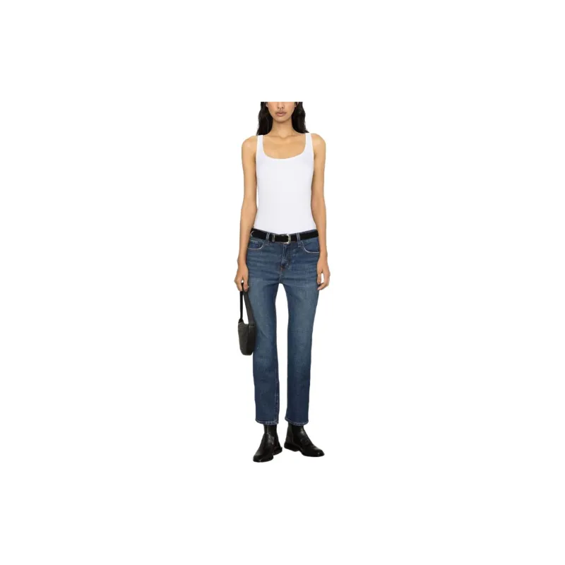 LAUREN RALPH LAUREN Kelly Fine ribbed Tank Top-1