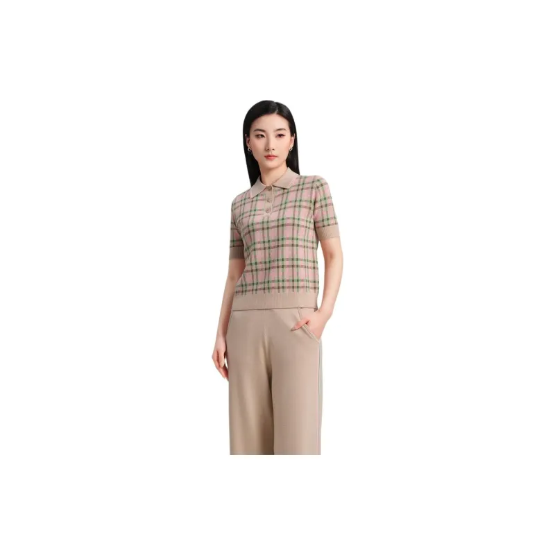 Blood Glitter Sweater Women's Camel Style-1